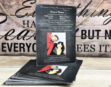Invitatie FOTO - (model Chalkboard) [1]
