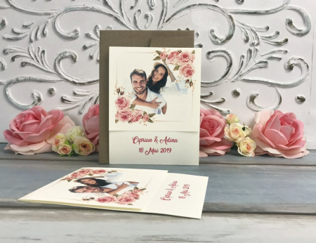 Invitatie FOTO - model floral [5]