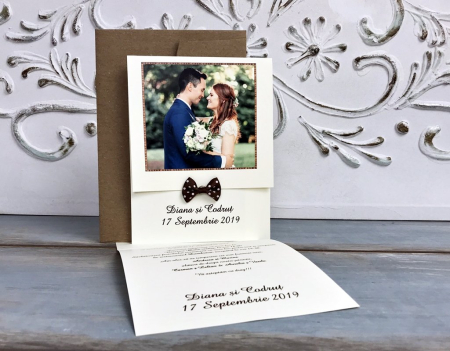 invitatii nunta FOTO - Invitatie FOTO (model M7)