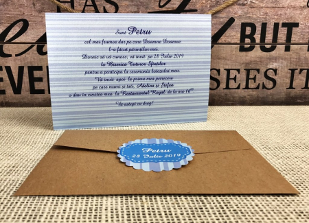 Invitatie FOTO Sweet (alb perlat) [4]