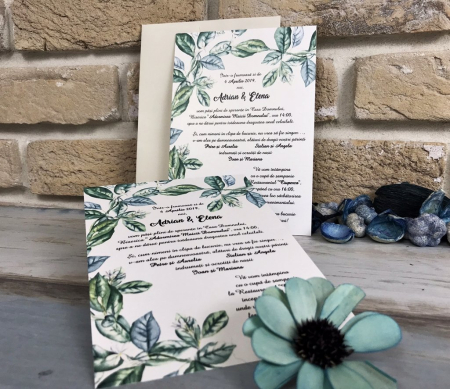 Invitatie Frunze de Maslin [1]
