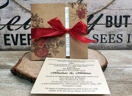 invitatii nunta MODERNE - Invitatie 5555 NB