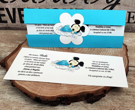 Invitatie 83 - Mickey Sleeping
