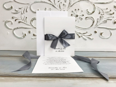 invitatii nunta IEFTINE - Invitatie Magic Silver M19