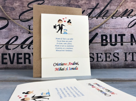 Invitatie Mami si Tati se casatoresc (bebe baietel) [2]