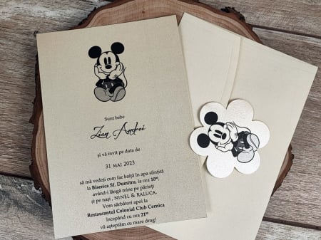 Invitatie MICKEY SILUETTE [4]