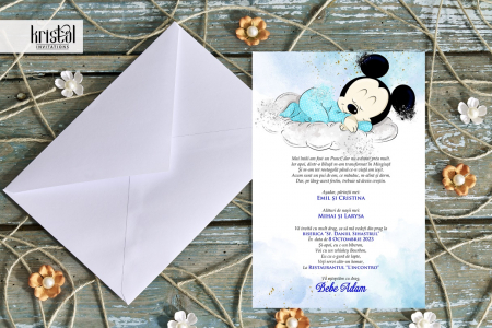 Invitatie Mickey Sleeping [1]