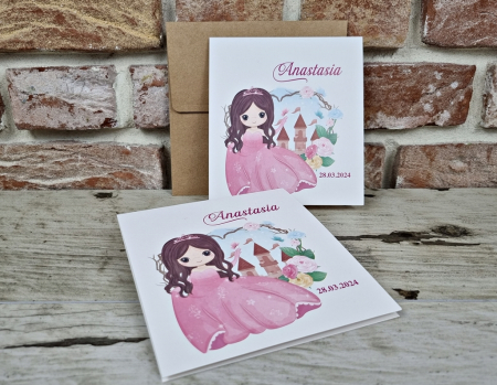 INVITATII BOTEZ - Invitatie - MICUTA PRINTESA