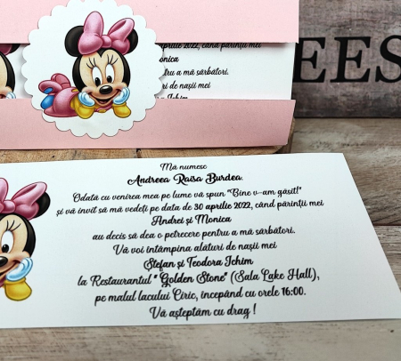 Invitatie Minnie Baby [2]