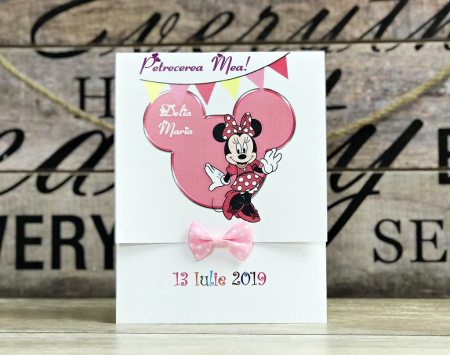 Invitatii petrecere copii - Minnie Mouse Party [4]