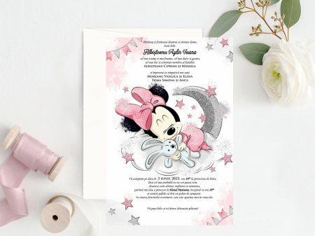 Invitatie Minnie Sleeping [2]