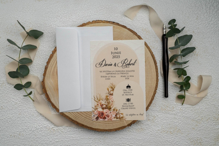 INVITATII NUNTA - Invitatie nunta 9345