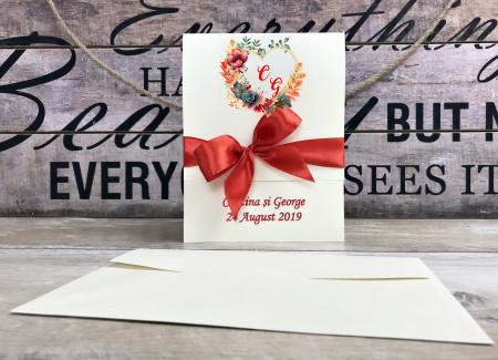 INVITATII NUNTA - Invitatie nunta M21
