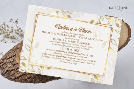 INVITATII NUNTA - Invitatie nunta PM48
