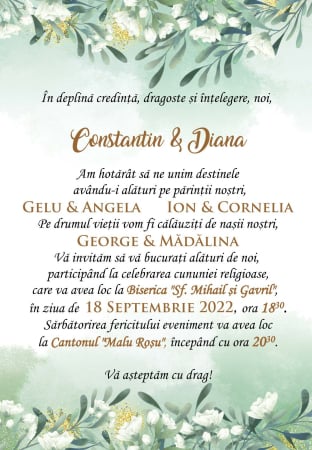 Invitatie nunta - Poveste de IUNIE [1]