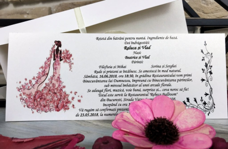 Invitatie nunta Purple Bride [1]