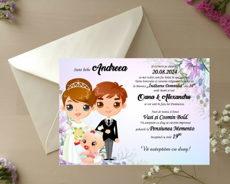 Invitatie nunta si botez PM180 [1]