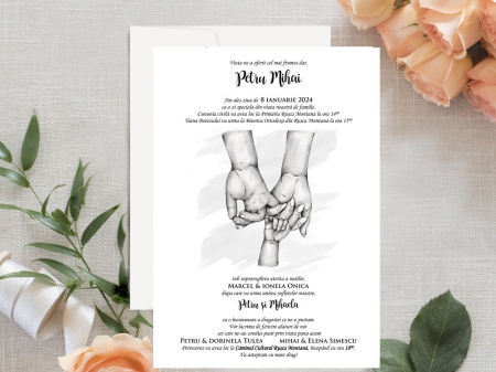 Invitatie nunta si botez PM64