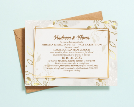 INVITATII NUNTA - Invitatie nunta PM140