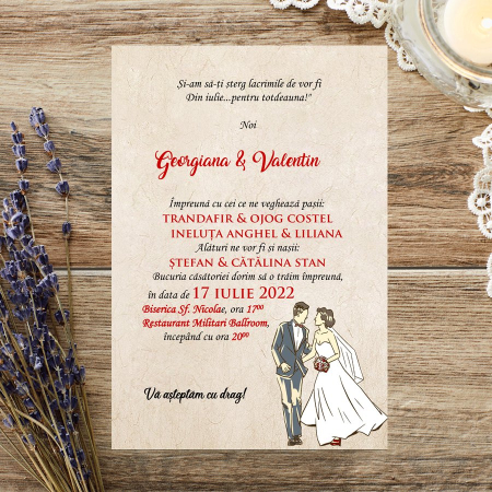Invitatie nunta - Vintage Wedding [4]
