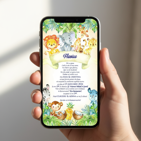 Invitatie online petrecere copii PM103 [2]