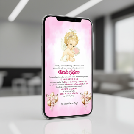 Invitatie papirus ANGEL [2]