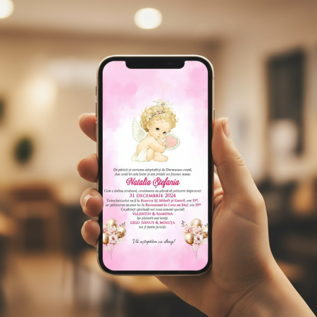 Invitatie papirus ANGEL [1]