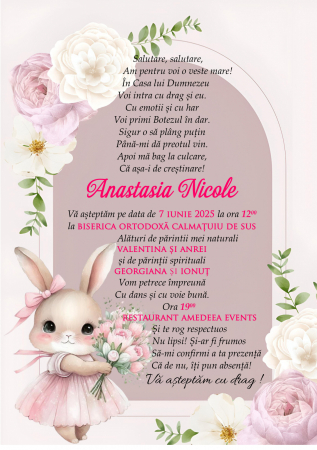 Invitatie papirus IEPURAS [4]