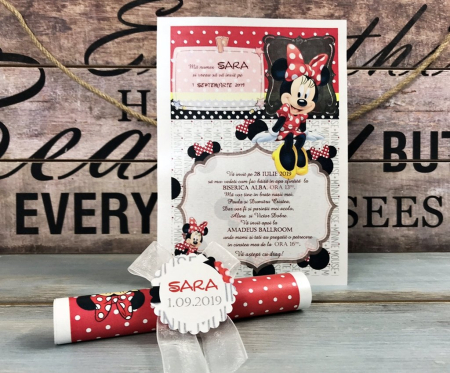 Invitatie Papirus MINNIE MOUSE [3]