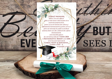 INVITATII NUNTA - Invitatie BANCHET