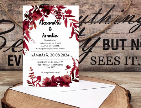 invitatii nunta MODERNE - Invitatie nunta PM215