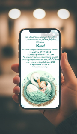 Invitatie papirus A VENIT BARZA (PM225) [3]