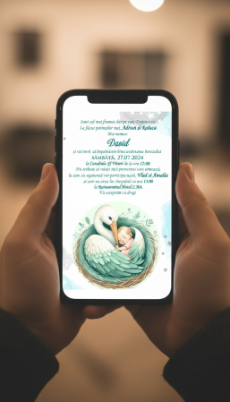 Invitatie papirus A VENIT BARZA (PM225) [1]