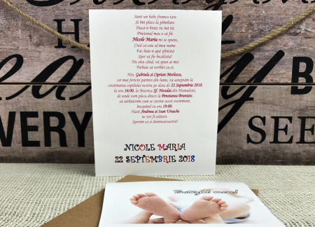 Invitatie Picioruse (model craft) [2]
