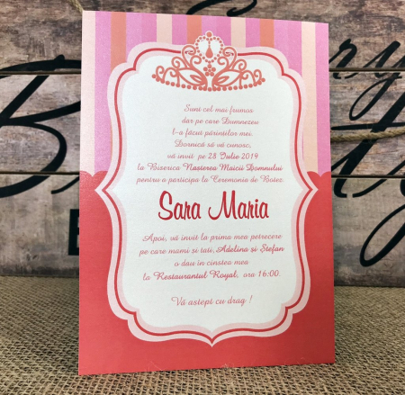 Invitatii aniversare copii - Printesa Noastra [2]