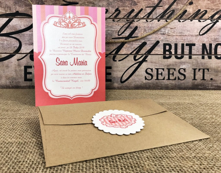 BOTEZ - Invitatii aniversare copii - Printesa Noastra