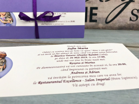 Invitatie Printesa Sofia (coperta mov) [2]