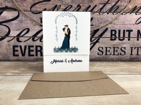 invitatii nunta IEFTINE - Invitatie SWEET COUPLE