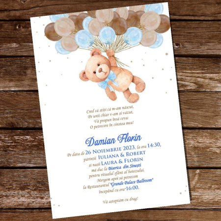 Invitatie - SWEET TEDDY [3]