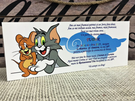 Invitatii botez Tom & Jerry [1]