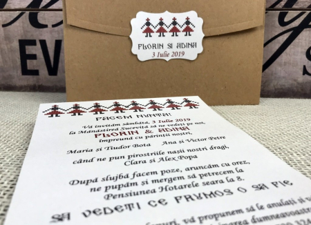 Invitatie TRADITIONALA (model craft) [2]