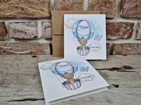 Invitatie - URSULET IN BALON [1]