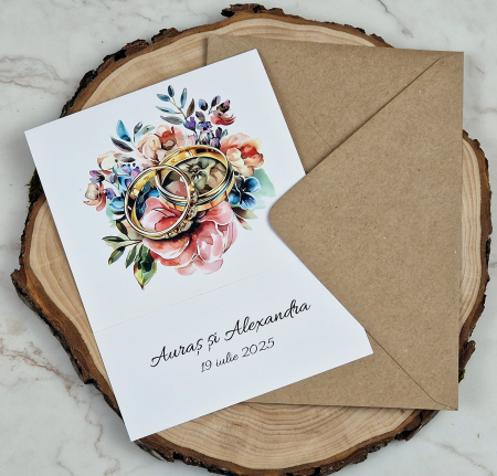 invitatii nunta MODERNE - Invitatie VERIGHETE