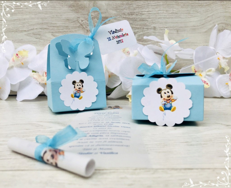 Invitatie vesela cu Mickey Mouse