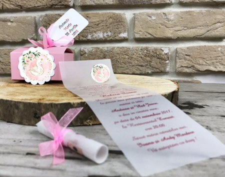 Invitatie vesela cu Lebada