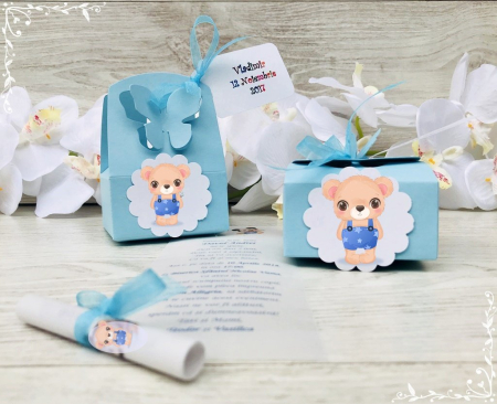 INVITATII BOTEZ - Invitatie vesela - Sweet Bear