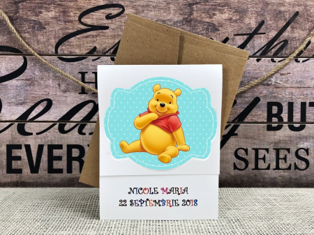 INVITATII BOTEZ - Invitatie - WINNIE THE POOH