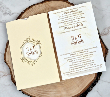 invitatii nunta MODERNE - Invitatii 9154