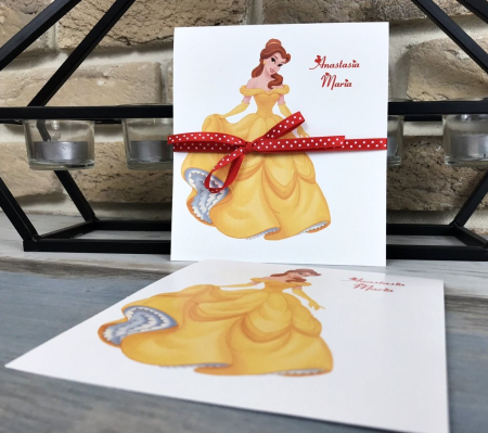 INVITATII BOTEZ - Invitatii botez Belle