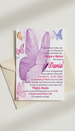 Invitatii botez Fluturi PM226 [1]